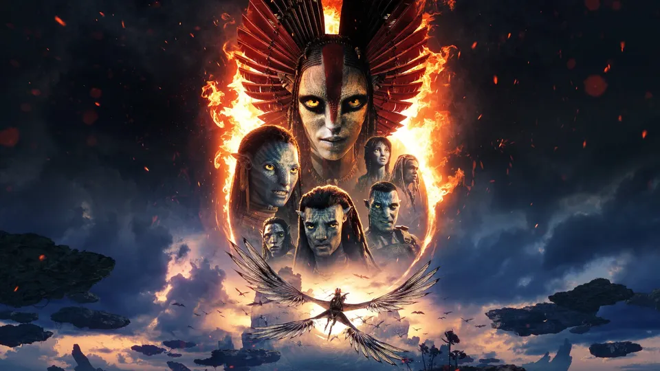 ឆាកពីខ្សែភាពយន្ត Avatar: Fire and Ash