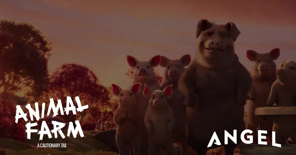 ឆាកពីខ្សែភាពយន្ត Animal Farm: A Cautionary Tale