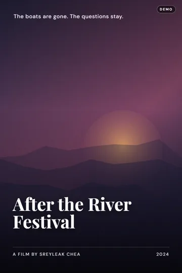 After the River Festival poster