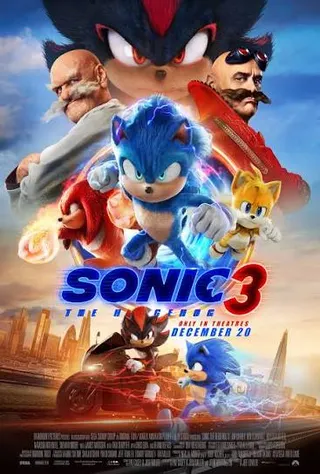 Sonic the Hedgehog 3 poster
